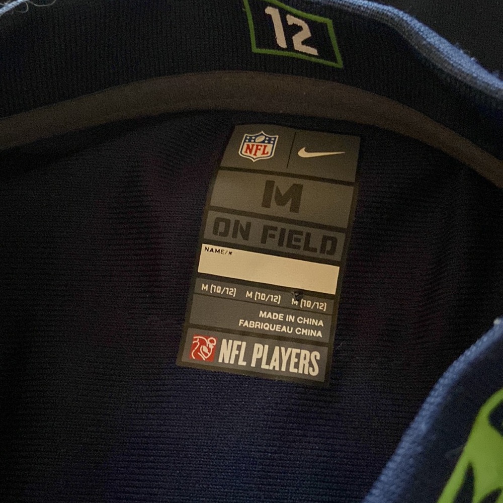 Boys Seahawks Football Jersey - Picture 4 of 6